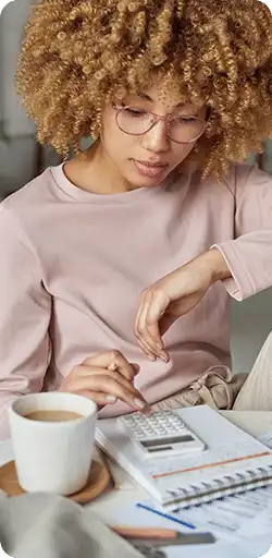 Girl Looking on computer